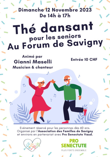 Affiche/Flyer Thé Dansant 12.11.2023
